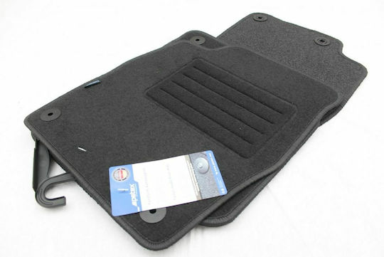 Petex Set of Front and Rear Mats 4pcs for Audi A8 2017+ Black