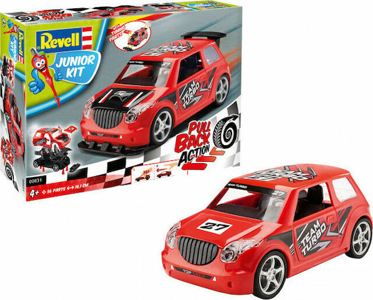 Revell Junior Kit Rallye Car Количка Мащаб 1:20 Пулбек за 4+ Години
