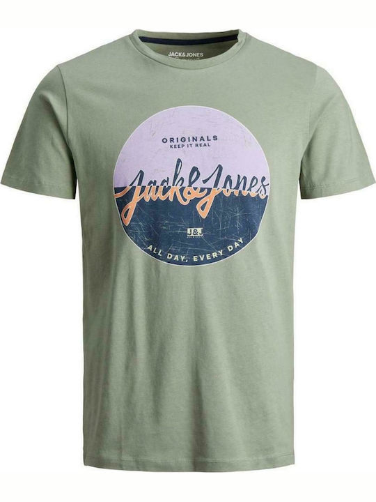 Jack & Jones Men's T-Shirt with Logo Sea Spray