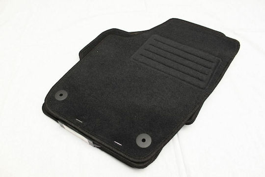 Petex Set Covorașe Față și Spate 4buc din Covor pentru Seat Cordoba / Ibiza 2002-2009 Negre