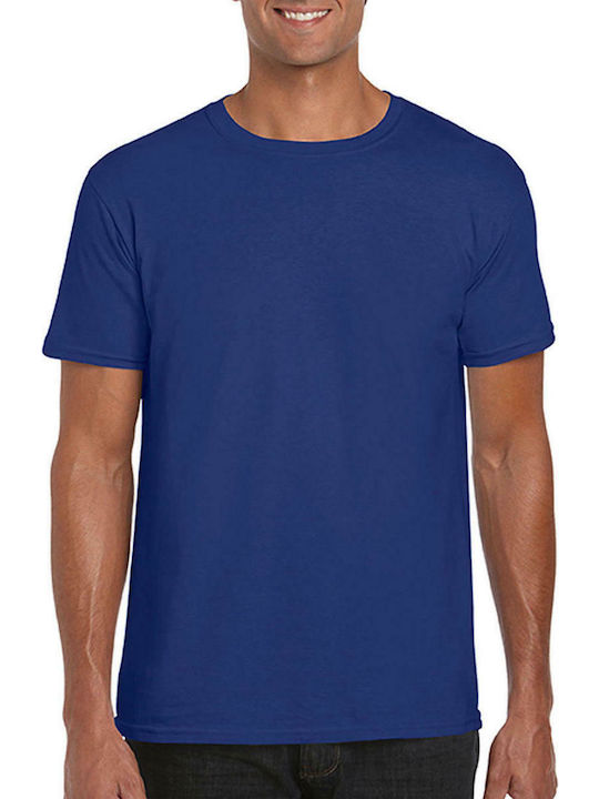 Gildan Softstyle 64000 Werbe-T-Shirt Metro Blue...