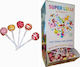 Super Lolli Lollipops With Vitamin C With Strawberry Cherry Orange Lemon Raspberry Flavour No Added Sugar 5pcs 8gr