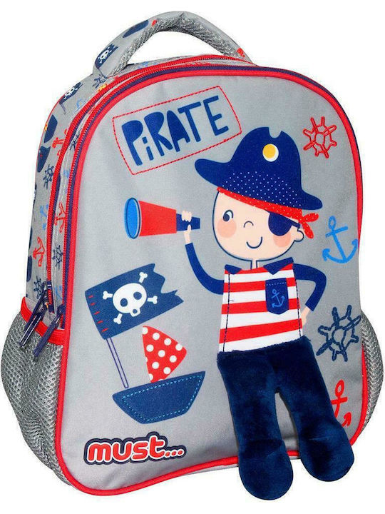 Must Pirate School Bag Backpack Kindergarten Multicolored 8lt