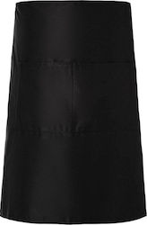 Top Garment Ποδιά Σερβιτόρου Μέσης Black