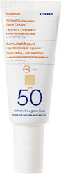 Korres Yoghurt Waterproof Sunscreen Cream Face ...