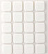 Inofix 4074-2 Square Felts with Sticker 17x17mm...