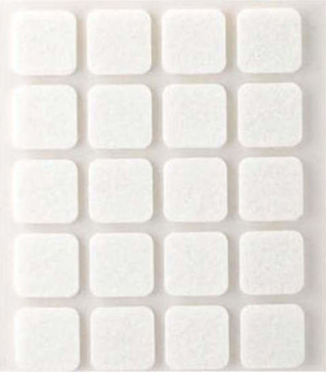 Inofix 4074-2 Square Felts with Sticker 17x17mm 20pcs