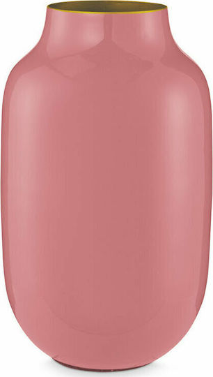 PiP Studio Decorative Vase Blushing Birds Pink 10.5x10.5x30cm