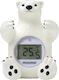 Mininor Digital Bade-Thermometer Polar Bear 0°C bis 50°C Weiß