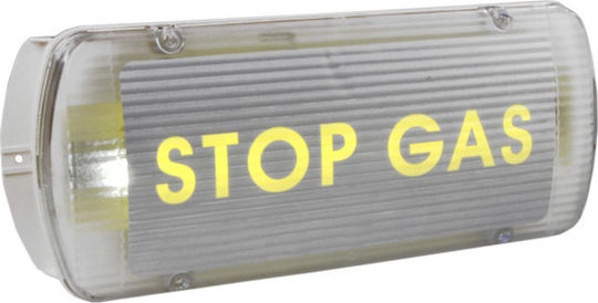 Olympia Electronics Sign Light Stop Gas BS-527/WP 1pcs