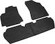 Rigum Set of Front and Rear Mats 4pcs for Peuge...