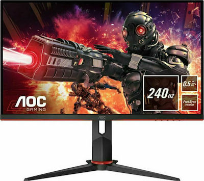 AOC 24G2ZE/BK TN Spiele-Monitor 23.8" FHD 1920x1080 240Hz mit Reaktionszeit 4ms GTG