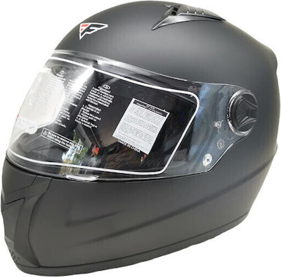 Faseed FSD 807 Black Matt Motorradhelm Volles Gesicht