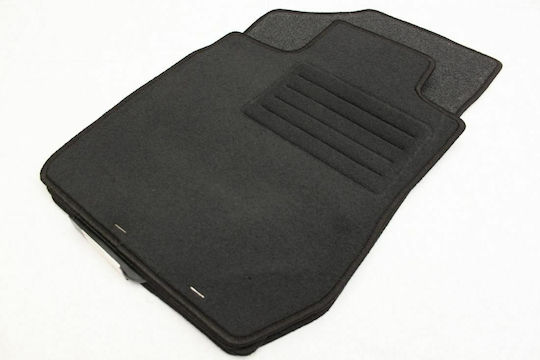 Petex Set of Front and Rear Mats 4pcs for Dacia Logan 2007-2013 Black