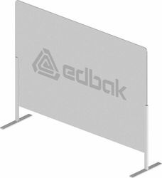 Edbak Προστατευτικό / Διαχωριστικό Γραφείου ΡS-2-L Plexiglass 75x75cm