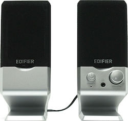 Edifier M1250 Computerlautsprecher 2.0 mit Leistung 1.2W in Silber Farbe