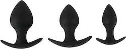 You2Toys Πρωκτικές Σφήνες Σετ Black 3τμχ