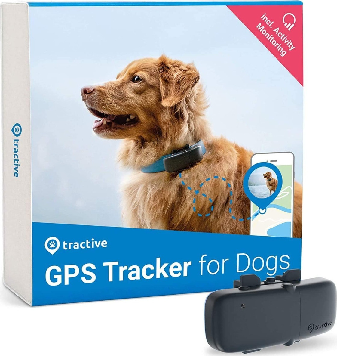 Tractive TRDOG1 Tractive Waterproof GPS Tracker for Dogs Skroutz.gr