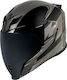 Icon Airflite Ultrabolt Full Face Helmet with Sun Visor DOT / ECE 22.05 Black KR2183