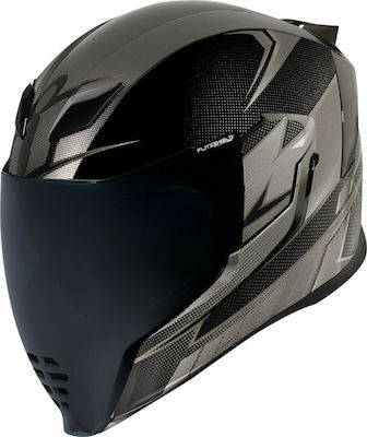 Icon Airflite Ultrabolt Full Face Helmet with Sun Visor DOT / ECE 22.05 Black KR2183