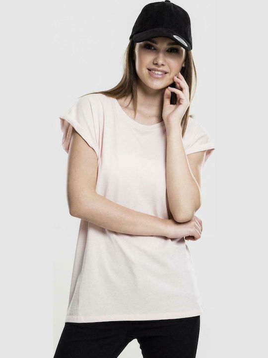 Urban Classics Γυναικείο T-shirt Ροζ