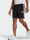 Adidas 3-Stripes Bermudă Sportivă de Bărbați Neagră