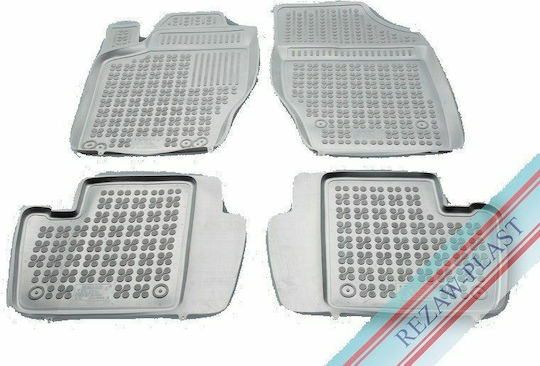 Rezaw Plast Set of Front and Rear Mats 4pcs Tray Type for Peugeot 307 2001-2007 Beige