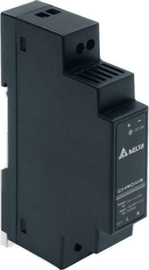 Delta Τροφοδοτικό Ράγας DRC-24V60W με Έξοδο 24V και Ισχύ 60W 2.5A