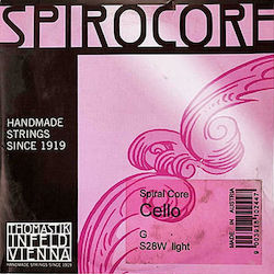 Thomastik Spirocore Cello Light Single String Chrome G (Sol) Thomastik Spirocore Cello Light Single String Chrome G (Sol)