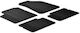 Gledring Set of Front and Rear Mats 4pcs for Fiat Bravo 2007 Black