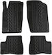 Gledring Set of Front and Rear Mats 4pcs from Rubber for Peugeot 206 Black