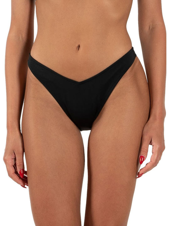 Roxy Rib Love Surfrider Bikini Slip Negru ERJX404326-KVJ0
