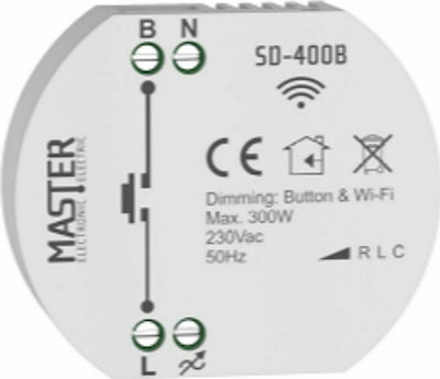 Master Electric Fără fir Dimmer Wi-Fi 300W 230V SD-400B