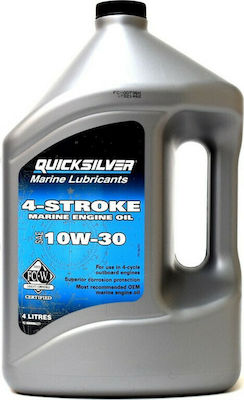 Quicksilver SAE 10W-30 10W-30 Ulei Barca 2T pentru motoare cu patru timpi 10W-30 4lt