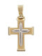 Triantos Men's Gold Cross 14K