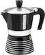 Pedrini Infinity Rock Dark Μπρίκι Espresso 2cups Μαύρο