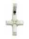 Triantos White Gold Cross 14K