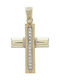 Triantos Damen Gold Kreuz 14K