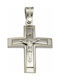 Triantos White Gold Cross 14K with the Crucified