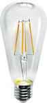 Inlight Λάμπα LED για Ντουί E27 και Σχήμα ST64 Θερμό Λευκό 1200lm