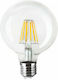 Inlight Λάμπα LED 12W 135mm για Ντουί E27 και Σχήμα G95 Θερμό Λευκό 1500lm