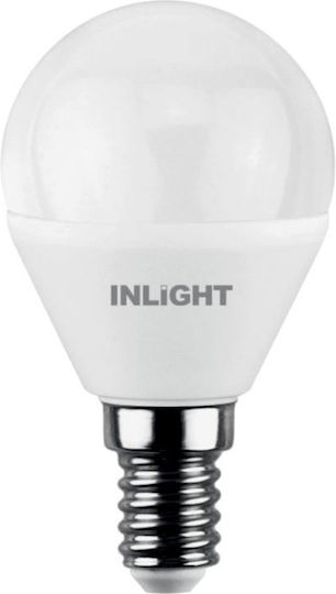 Inlight LED Bulb 8W 79mm for Socket E14 and Shape G45 Natural White 700lm