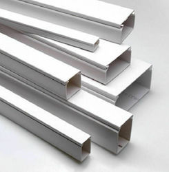 Kassinakis Κανάλι Καλωδίων από Πλαστικό 60x60mm Λευκό 1m