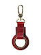 Tuscany Leather Handmade Keychain Leather Red