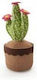 Door Stopper Cactus Fabric Brown 1pcs