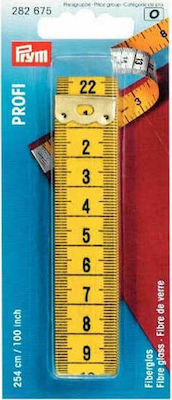 Prym Measuring Tape Κίτρινη 2.54cm