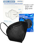 Aero Armor Disposable Protective Mask FFP2 Black 10pcs