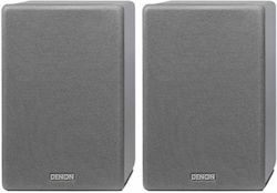 Denon SC-N10 Ζεύγος Ηχείων Hi-Fi Βιβλιοθήκης 120W 2 Δρόμων Π15.3xΒ20xΥ23.3εκ. Γκρι