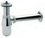 Karag Brass Siphon Sink Silver