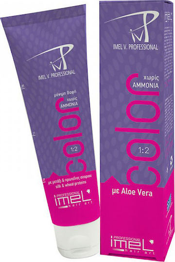 Imel IVP Color Cream Hair Dye No Ammonia 10.01 Light Blonde Pearl 60ml